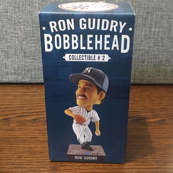 H NEW YORK YANKEES RON GUIDRY BOBBLEHEAD SGA NIB - Picture 7 of 8